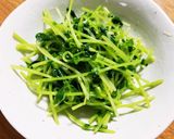 だしまろ酢de作る豆苗の酢あえ作り方4写真
