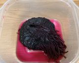 赤紫蘇の塩漬けで甘露梅作り方4写真