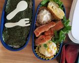 のり弁　食べやすくする作り方5写真
