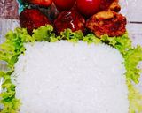 ディズニー☆ミッキー&ミニー☆キャラ弁☆作り方1写真