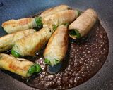 豚巻きピーマンのバター醤油照り焼き作り方5写真