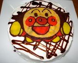 アンパンマンケーキ作り方7写真