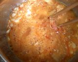 ふっくらキムチー豆腐オムレツ作り方1写真