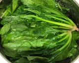 ほうれん草の胡麻味噌和え作り方1写真