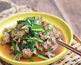 豚こま切れ肉とにらのスタミナ炒め作り方4写真