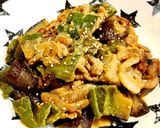 簡単！豚肉と茄子の味噌炒め♥作り方4写真