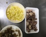 すじコンじゃが。作り方1写真