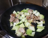 夏バテ予防！簡単★青梗菜と豚肉の旨み炒め作り方4写真