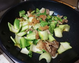 夏バテ予防！簡単★青梗菜と豚肉の旨み炒め作り方6写真