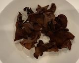 豚肉とたまごとキクラゲの炒め物作り方1写真