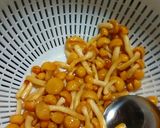 なめこ豆腐えのきの味噌汁作り方3写真