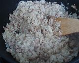 本格！きのことひき肉のリゾット作り方5写真
