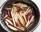 作り置き 赤い野菜のきんぴら作り方2写真