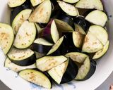 豚こま団子なす野菜たっぷり味噌炒め作り方2写真