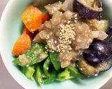豚こま団子なす野菜たっぷり味噌炒め作り方11写真