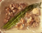 鶏ももとアスパラガスのカンタン酢漬作り方2写真