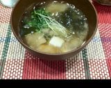 とろろ昆布入りの味噌汁☆凄く簡単☆作り方6写真