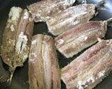 イワシの甘辛生姜がらめ作り方3写真