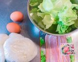 簡単！シャキシャキレタスのカレー炒飯作り方1写真