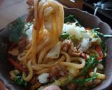 大根おろしがいいね☆和風焼うどん♪作り方4写真