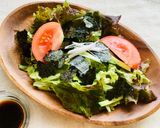 中華風！レタスと焼き海苔のサラダ作り方3写真