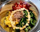 レンチンで簡単♪夏のゴーヤサラダ作り方9写真
