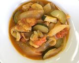 トマトで鶏もも肉の炒め煮作り方7写真