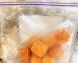 レンジで離乳食初期 かぼちゃペースト★作り方4写真