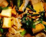 ♡豚肉と厚揚げ豆腐とニラ炒め♡作り方3写真