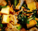 ♡豚肉と厚揚げ豆腐とニラ炒め♡作り方3写真