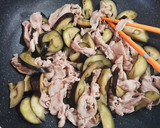 簡単！豚肉とナスの味噌めんつゆ炒め作り方4写真