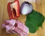 【作り置き】紫蘇とベーコン冷製パスタの素作り方1写真