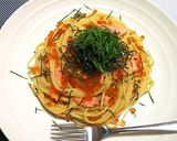 サーモンといくらの簡単パスタ作り方4写真