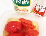 フルーツトマトみたいトマトの蜂蜜マリネ作り方1写真