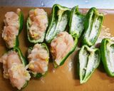 白菜の漬物と鶏のささみ肉詰めピーマン⁉️作り方6写真
