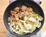 鶏肉とキャベツのオニオンソース作り方4写真