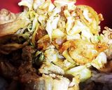 豚丼、目玉焼きのせ作り方3写真