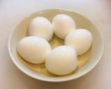 醤油 de 炒り煮卵 *☻*作り方1写真