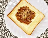 順番逆じゃない？！納豆チーズトースト✴️作り方3写真