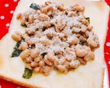 順番逆じゃない？！納豆チーズトースト✴️作り方4写真