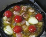 鶏ももとミニトマトのアヒージョクミン風味作り方6写真