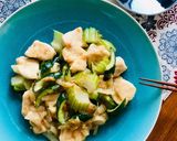 簡単おかず☆鶏胸肉ときゅうりの梅みそ炒め作り方7写真