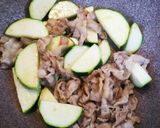 夏野菜☆ズッキーニと豚肉炒め作り方3写真