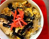 お魚ソーセージ丼、無しで玉子丼作り方8写真