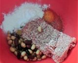 蒸しサラダ豆入り、お豆ごろごろハンバーグ作り方2写真
