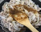 豚バラと玉ねぎの生姜焼き作り方3写真