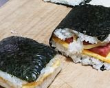スパムおにぎり★ポークとたまご作り方10写真