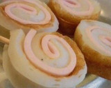 お弁当に簡単ちくわ＆ソーセージのクルクル作り方4写真