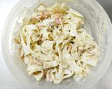 シャキシャキ！大根カニカマ胡麻マヨサラダ作り方5写真