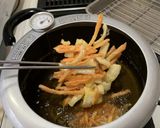 新玉ねぎと人参のかき揚げ作り方5写真